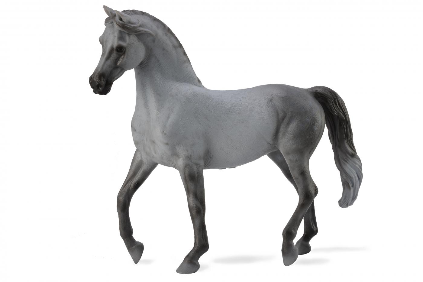 Collecta Jakutischer Hengst – Graues Pferdemodell, Handbemalt, Ca. 1:20 Maßstab