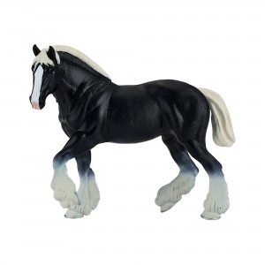 Mojo Horse World Schwarzes Clydesdale-Pferd - 381083