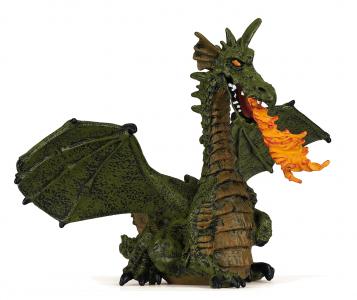 Papo Feuerspeiender Drache mit Fl�geln, gr�n 39025 ca.15.4x9cm