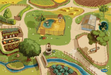 Papo 60501 Spielteppich Bauernhof Figuren Zubehor Bei Spielzeug