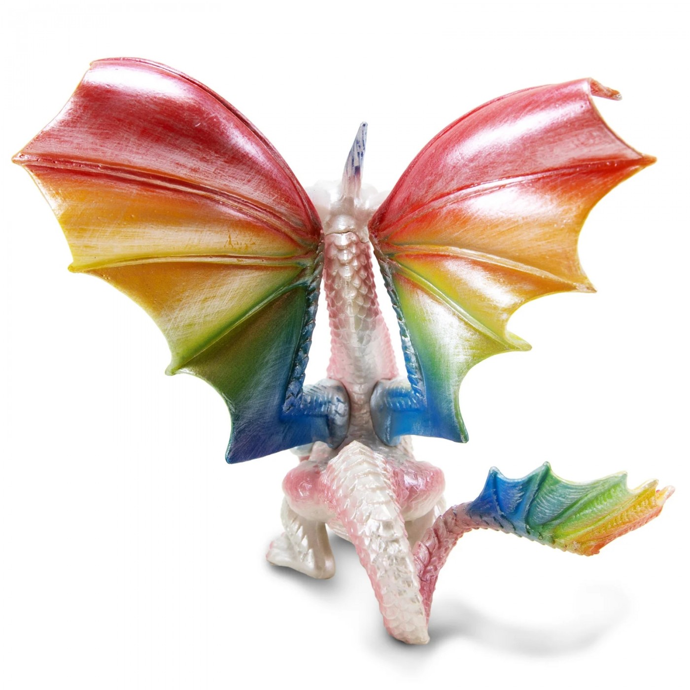 Safari Flower Dragon Spielzeugfigur – 10,2 Cm, Handbemalt, Bunt