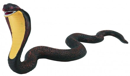 Safari Ltd 258529 Schlüpfende Kobra 8,5 cm Serie Wildtiere 
